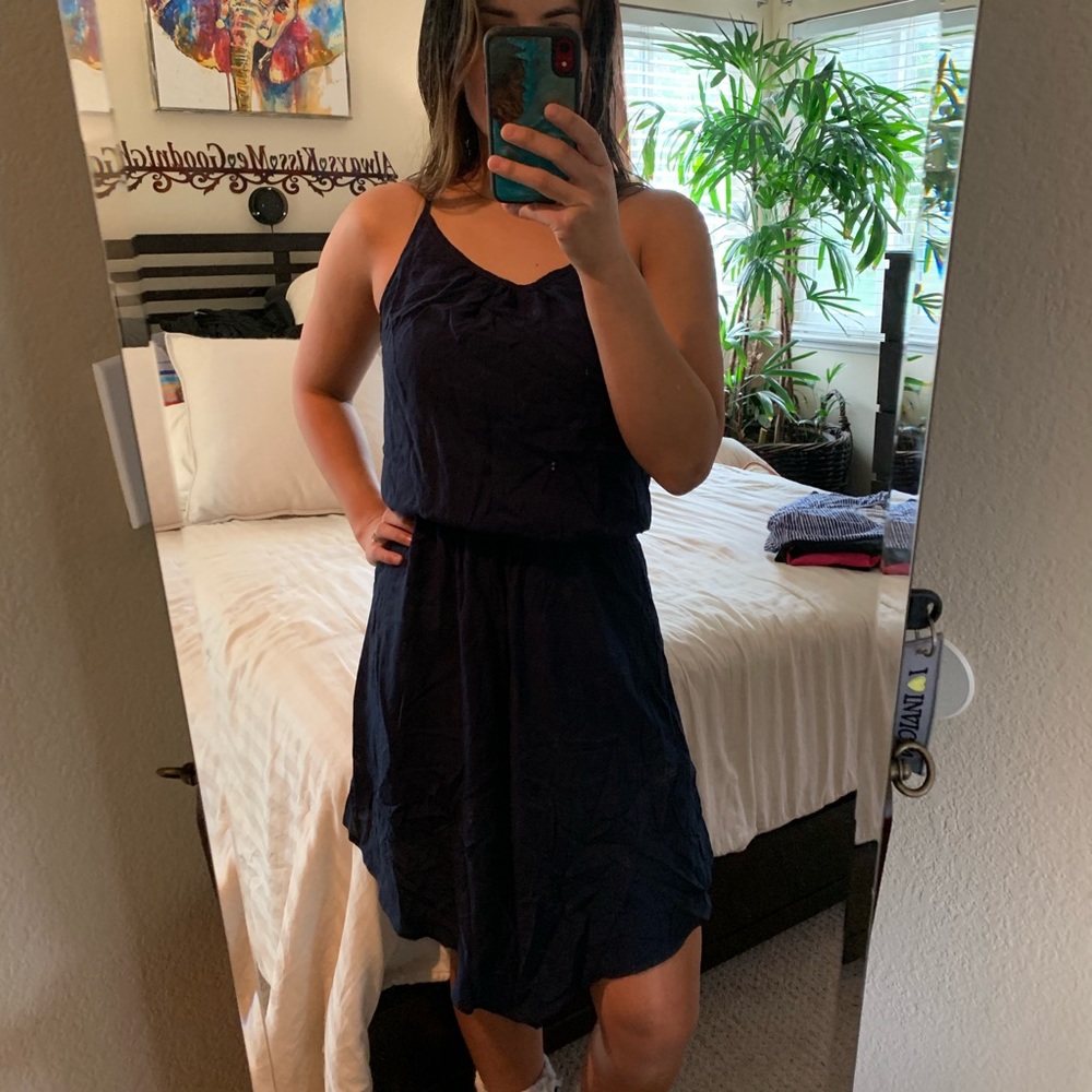 Navy Blue Dress - Picture 2 of 7